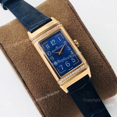Swiss Replica Jaeger-LeCoultre Reverso One Sapphire Glass Watch 20mm Blue Dial
